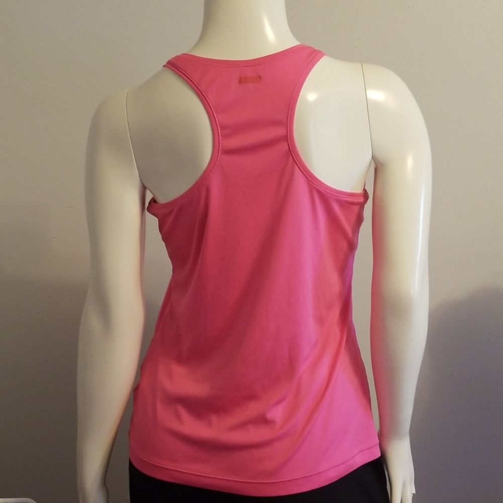 Pink Silky Razorback Fitness Top - Picture 3 of 6